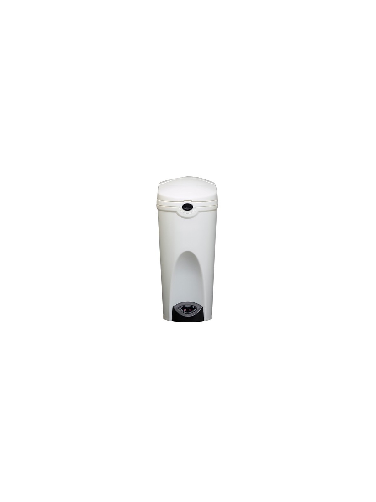 POUBELLE AUTOMATIQUE POUR PROTECTIONS HYGIÉNIQUES FÉMININES AVEC OUVERTURE SANS CONTACT PAR CAPTEUR INFRAROUGE.