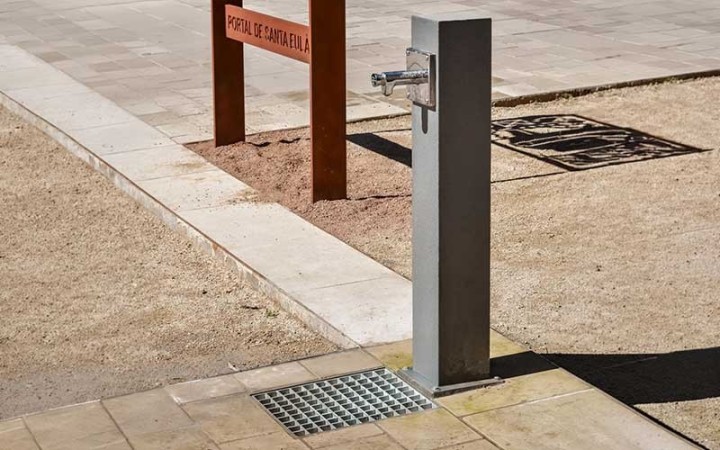 Fontaine à eau extérieure CUA pour collectivités et espaces publics