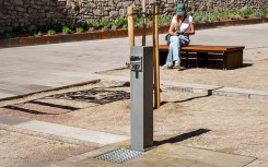 Fontaine à eau extérieure CUA pour collectivités et espaces publics