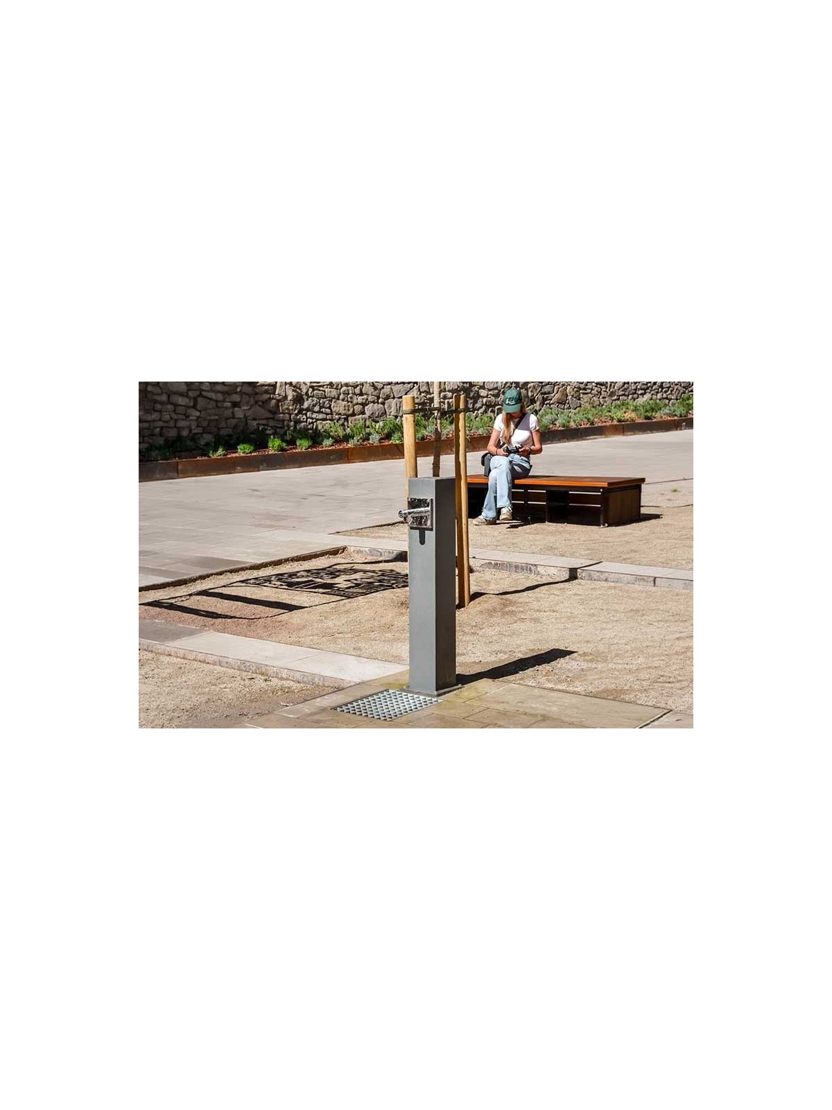 Fontaine à eau extérieure CUA pour collectivités et espaces publics