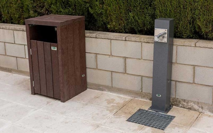 Fontaine à eau extérieure CUA pour collectivités et espaces publics