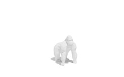 Statue design origami gorille polyéthylène espaces intérieurs extérieurs