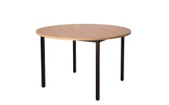 Table d'intérieur professionnelle pour espace de travail, de restauration ou de repos. Mobilier mobile