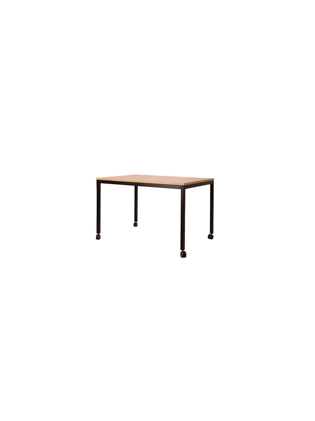Mobilier intérieur professionnel avec table carrée GISELE, adaptée aux lieux recevant du public.