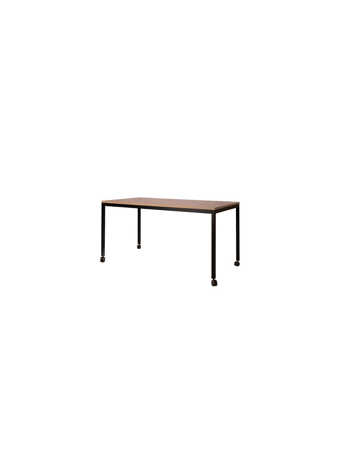 Table rectangulaire professionnelle GISELE, mobilier intérieur pratique pour les entreprises et collectivités.