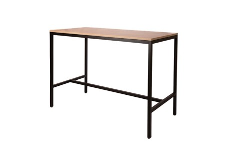 Table rectangulaire GISELE avec roulettes pour aménagement flexible des espaces de travail, restauration ou détente.