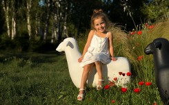 mouton design deco exterieur enfant