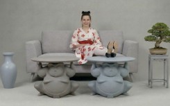 Table d’appoint originale Red Hook inspiration japonaise