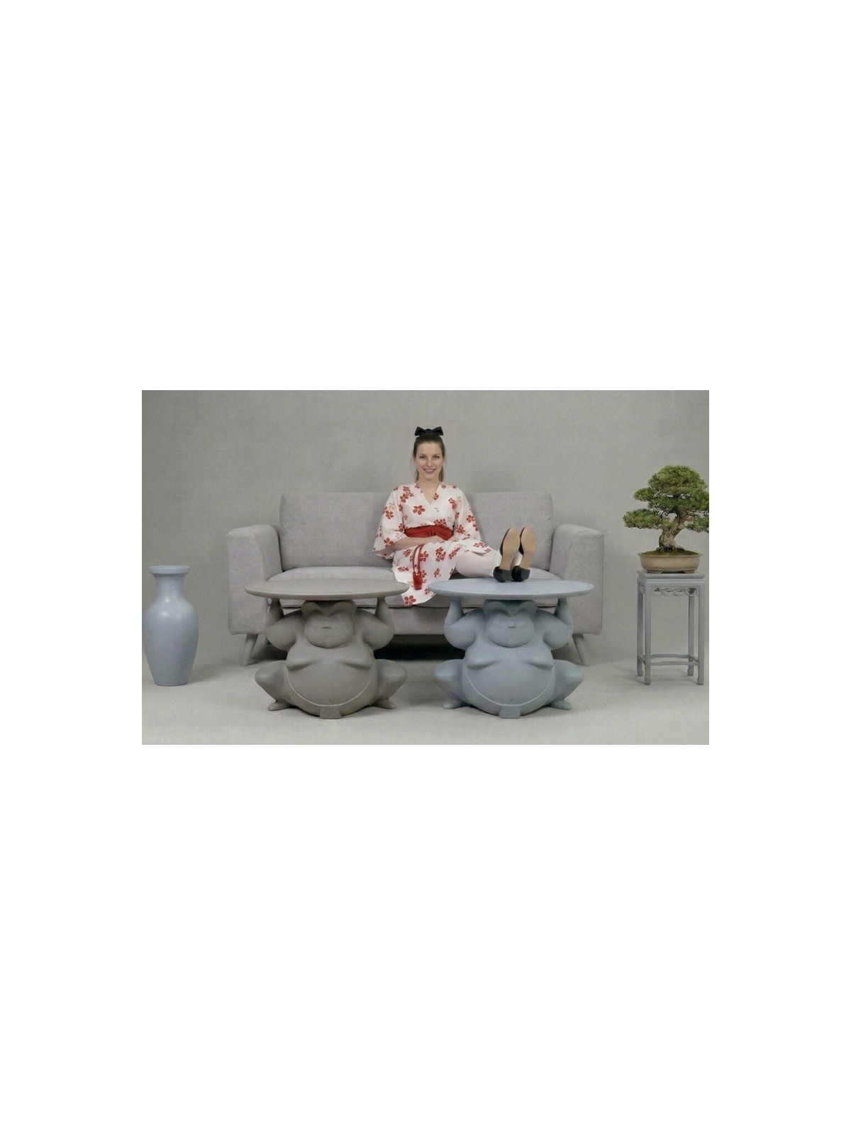 Table d’appoint originale Red Hook inspiration japonaise