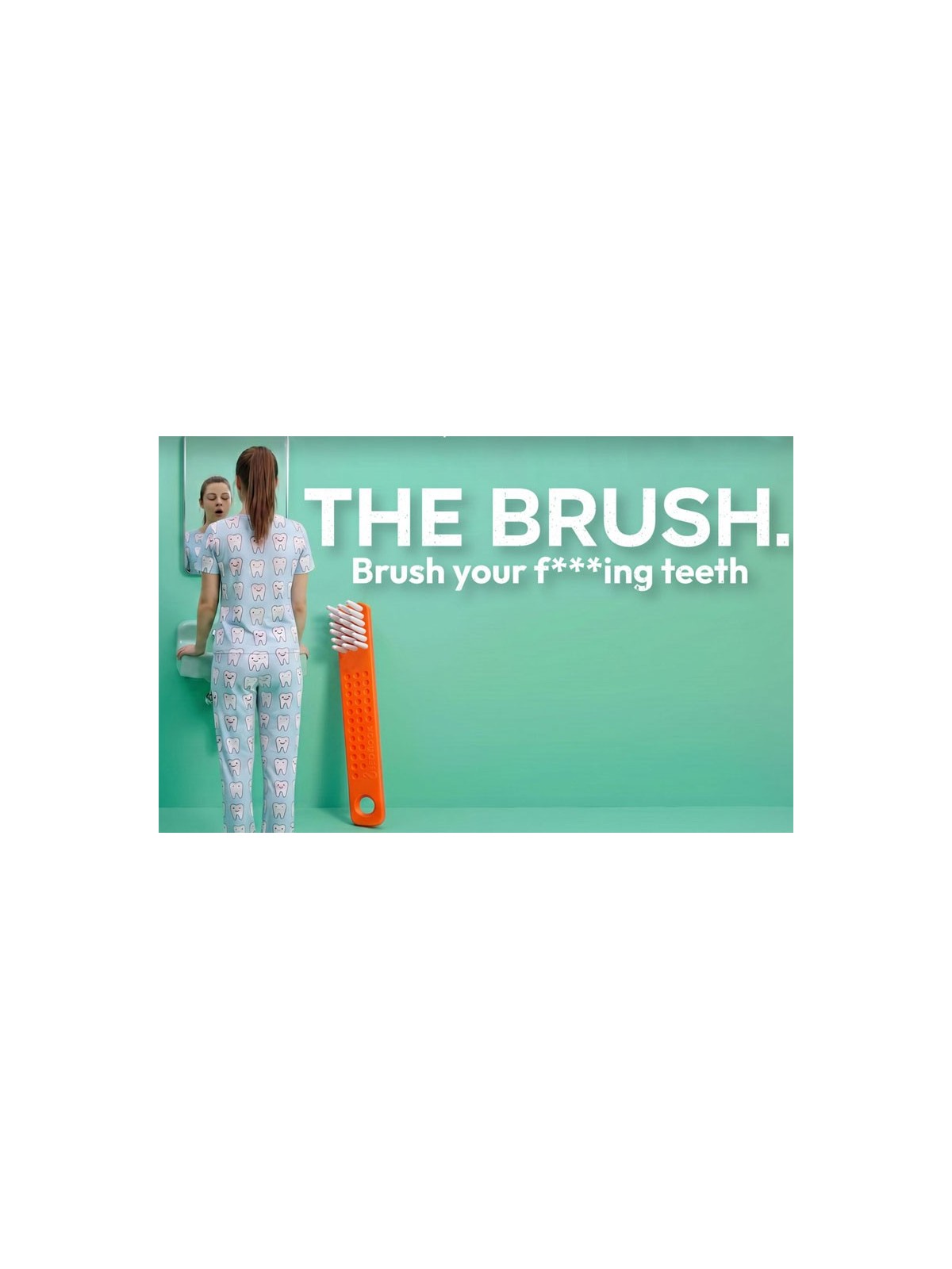 BROSSE À DENTS GÉANTE DESIGN ET OBJET DÉCO XXL
