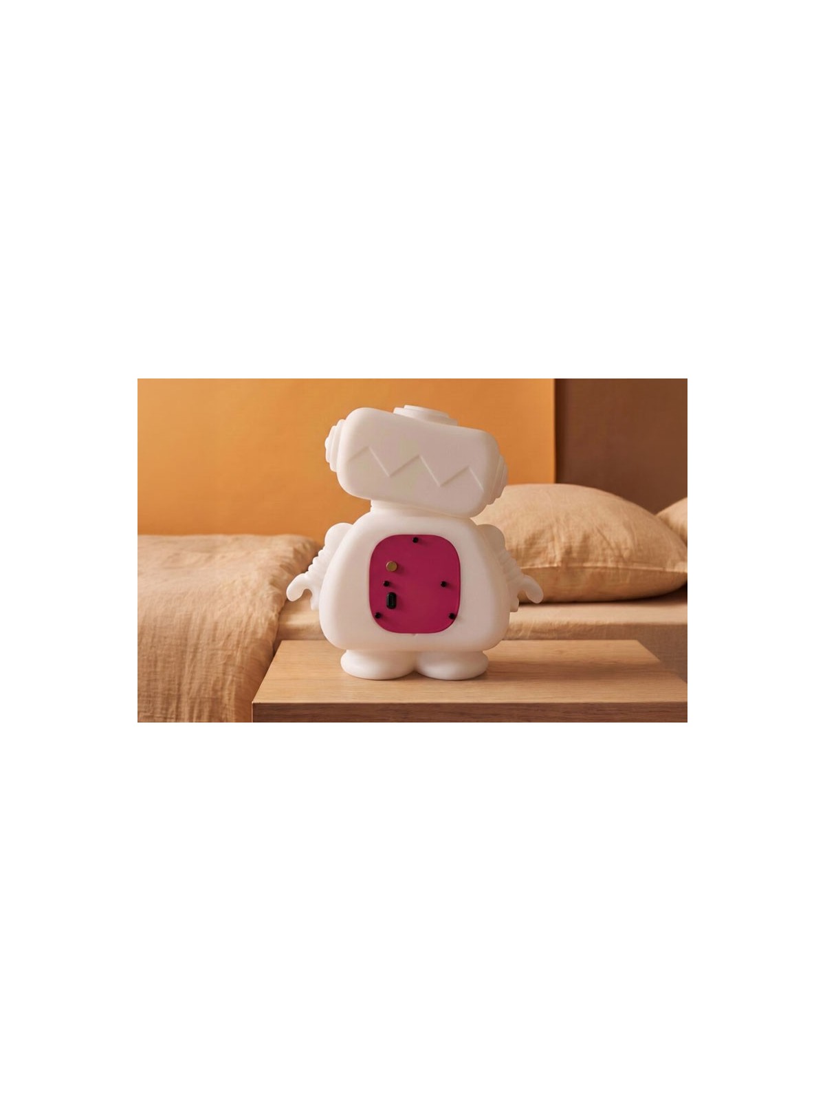 Lampe robot design verte AI Love You Red Hook, lampe rechargeable originale