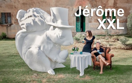 Lampe écureuil géante pour mariage événementiel