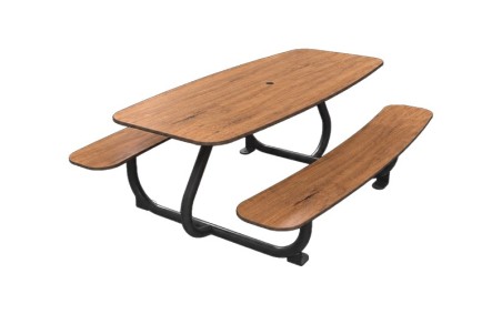 Table pique-nique enfant PETIOT effet bois | Parc & aire de jeux