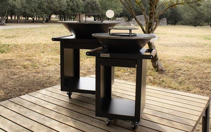 Brasero mobile professionnel fabriqué en France
Brasero pour événement professionnel en extérieur