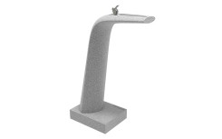 Fontaine à eau potable mobilier urbain inclusive SONA béton | CELONA