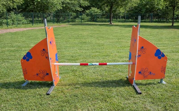 Module canin haie DOGGYPARC pour parc à chiens
Haie de saut réglable pour parcours d’agilité canine