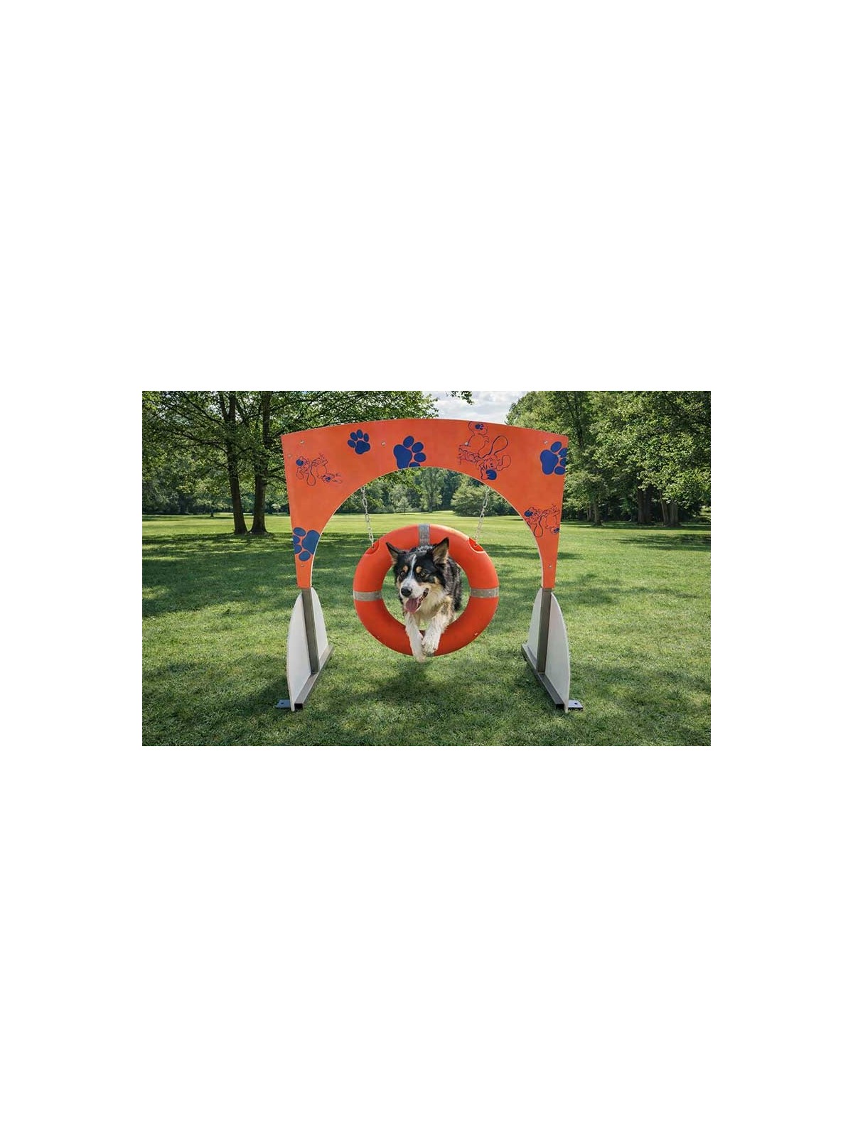 Module canin Pneu DOGGYPARC fabriqué en France
Équipement sportif pour parc à chiens communal