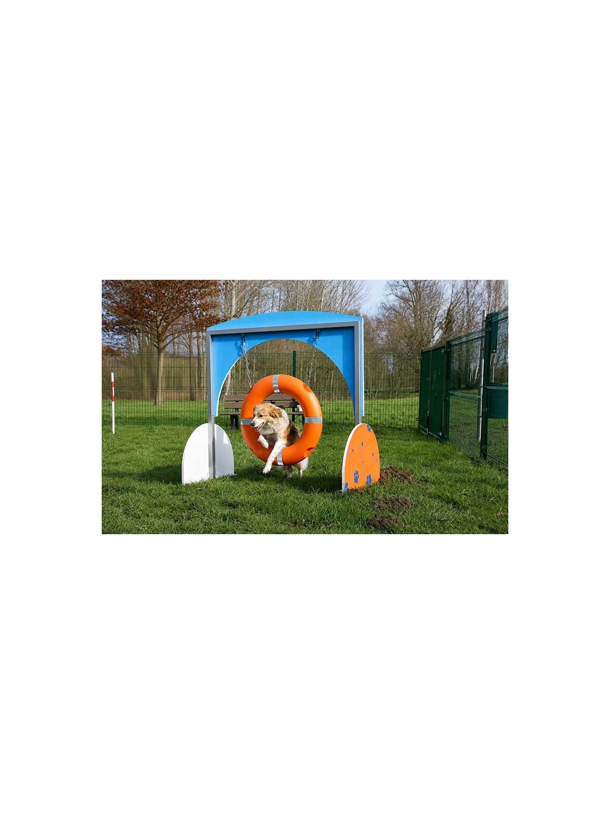 Module canin Pneu DOGGYPARC fabriqué en France
Équipement sportif pour parc à chiens communal