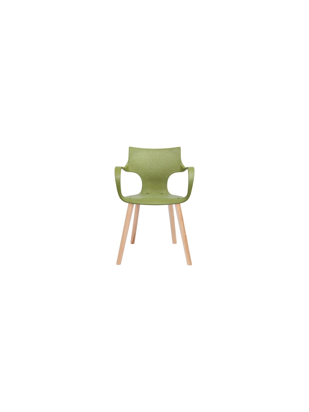CHAISE DESIGN ERBI MISKI EN FIBRES VÉGÉTALES AVEC PIEDS EN BOIS – STILFIBRA