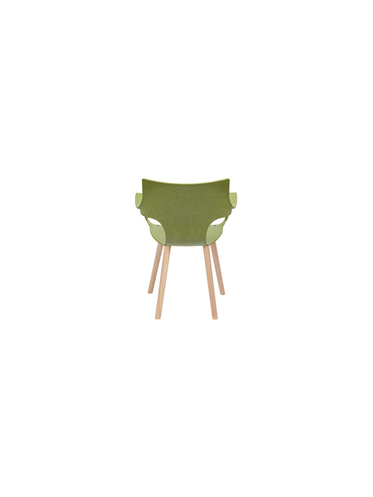 CHAISE DESIGN ERBI MISKI EN FIBRES VÉGÉTALES AVEC PIEDS EN BOIS – STILFIBRA