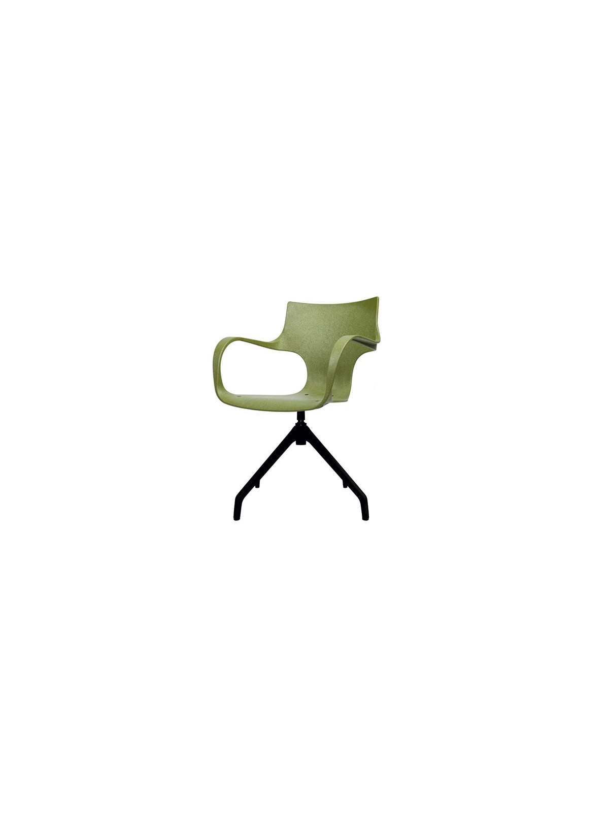 ERBI MISKI AVEC PIÈTEMENT POLYAMIDE– CHAISE EN MATÉRIAUX RECYCLÉS POUR BUREAUX ET ESPACES PROFESSIONNELS