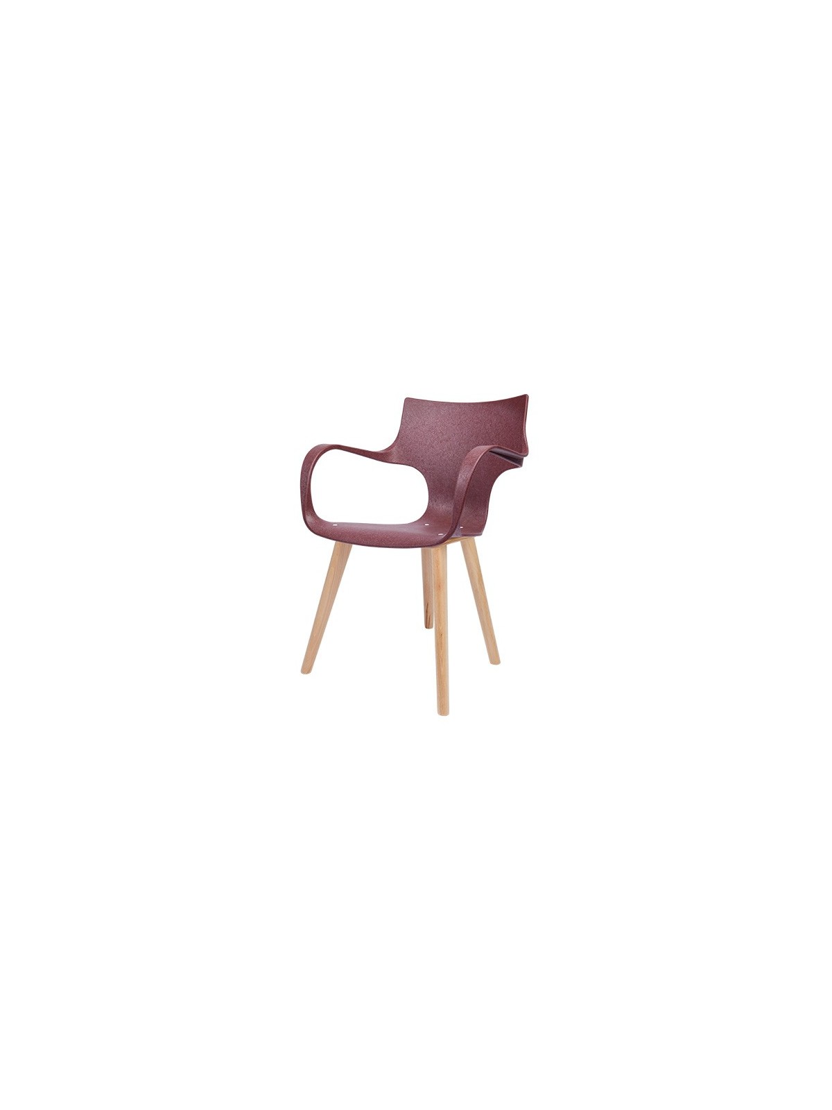 MOBILIER RSE POUR ENTREPRISE – CHAISE ERBI WINI STILFIBRA AVEC STRUCTURE ACIER ET PIÉTEMENT BOIS
