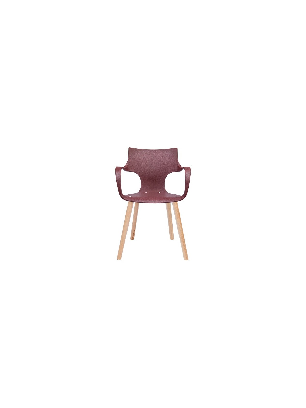 MOBILIER RSE POUR ENTREPRISE – CHAISE ERBI WINI STILFIBRA AVEC STRUCTURE ACIER ET PIÉTEMENT BOIS