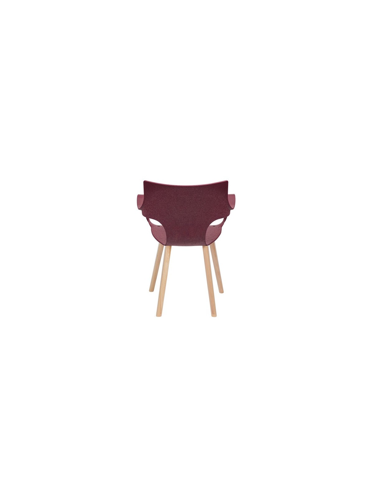 MOBILIER RSE POUR ENTREPRISE – CHAISE ERBI WINI STILFIBRA AVEC STRUCTURE ACIER ET PIÉTEMENT BOIS