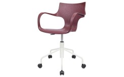 CHAISE PROFESSIONNELLE ÉCO-CONÇUE ERBI WINI – DESIGN ITALIEN ET STRUCTURE ACIER AVEC PIEDS ROULETTES
