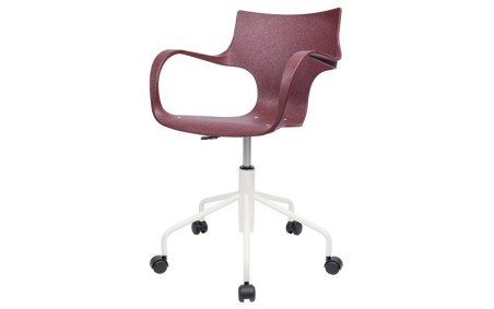 CHAISE PROFESSIONNELLE ÉCO-CONÇUE ERBI WINI – DESIGN ITALIEN ET STRUCTURE ACIER AVEC PIEDS ROULETTES
