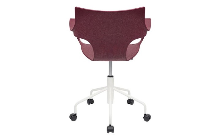 CHAISE PROFESSIONNELLE ÉCO-CONÇUE ERBI WINI – DESIGN ITALIEN ET STRUCTURE ACIER AVEC PIEDS ROULETTES