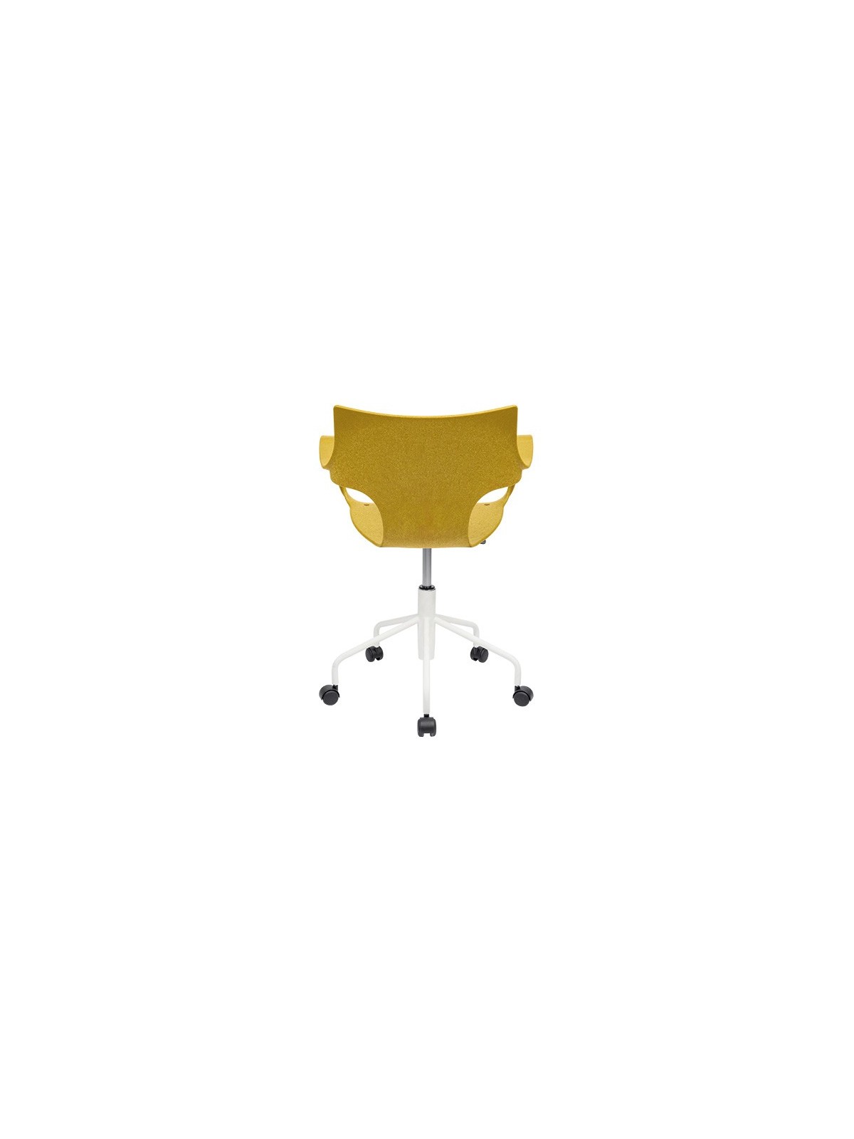 Chaise de bureau Erbi Chami Stilfibra avec base pivotante et roulettes pour espace de travail