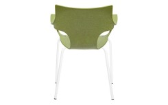 CHAISE ERBI MISKI STILFIBRA AVEC PIÈTEMENT ACIER – FIBRES DE MISCANTHUS ET POLYPROPYLÈNE RECYCLÉ