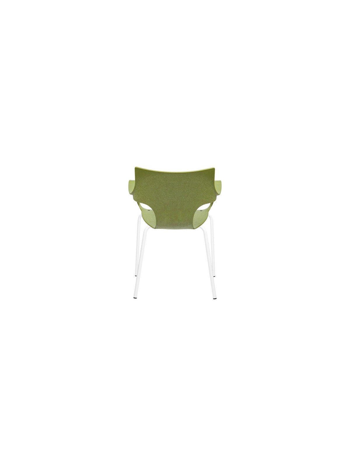 CHAISE ERBI MISKI STILFIBRA AVEC PIÈTEMENT ACIER – FIBRES DE MISCANTHUS ET POLYPROPYLÈNE RECYCLÉ