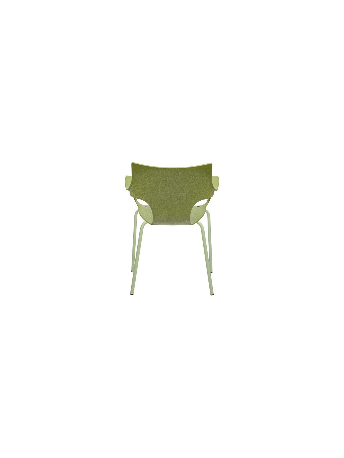 CHAISE ERBI MISKI STILFIBRA AVEC PIÈTEMENT ACIER – FIBRES DE MISCANTHUS ET POLYPROPYLÈNE RECYCLÉ