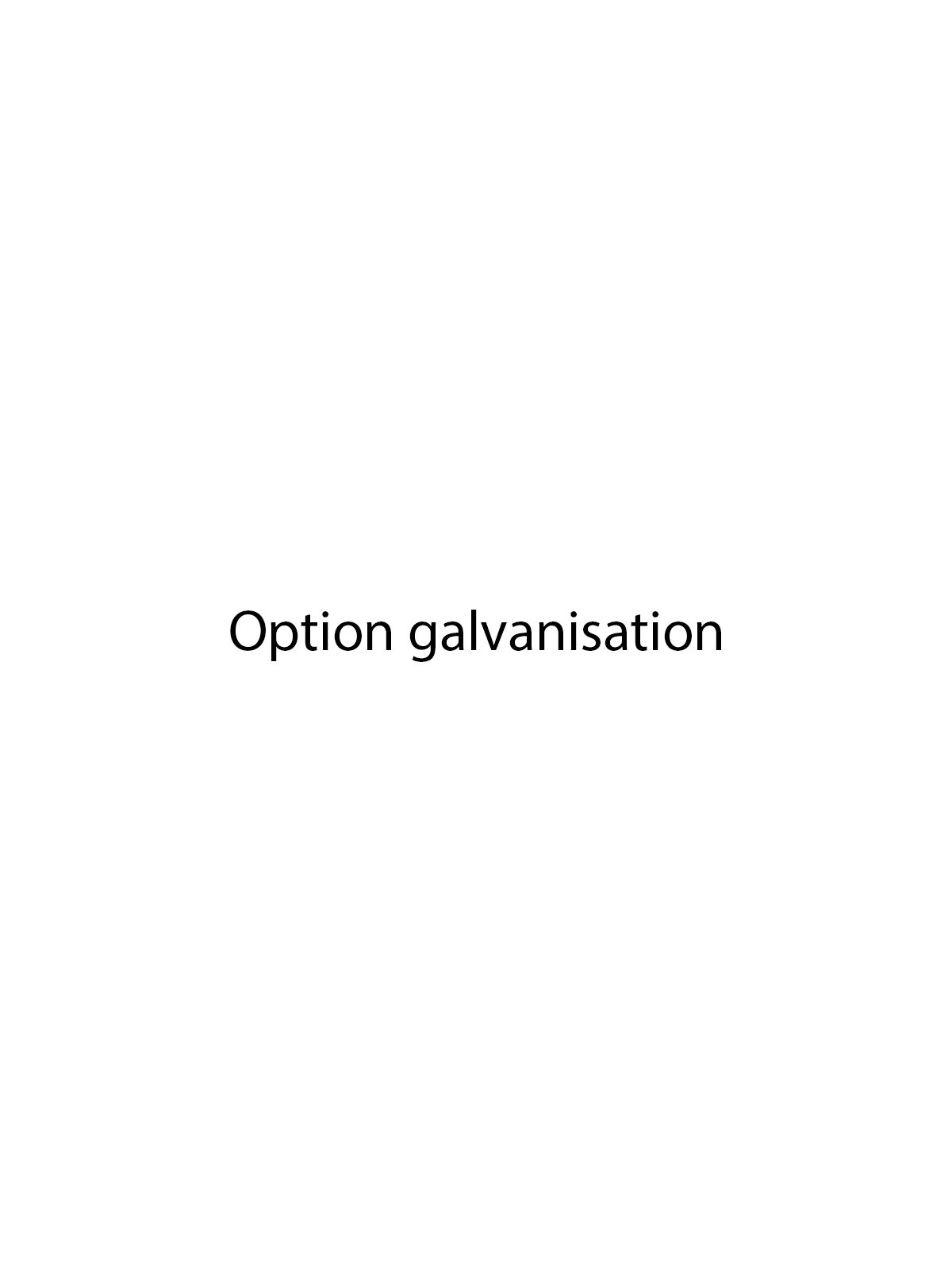 OPTION GALVANISION POUR CHAISE ERBI