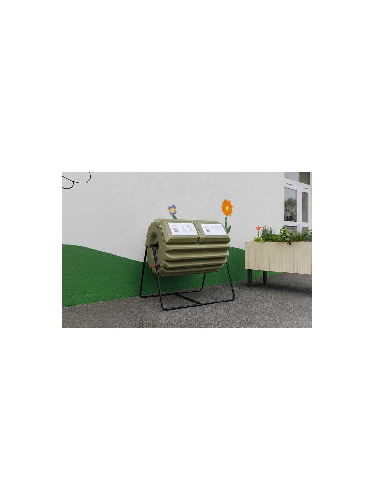 COMPOSTEUR ROTATIF RICCIO
COMPOSTEUR EN PLASTIQUE POUR JARDIN COLLECTIF
COMPOSTEUR POLYÉTHYLÈNE POUR ÉCOLE