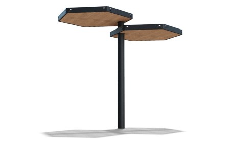 Pergola double VOLOS 2 modules pour ombrage urbain