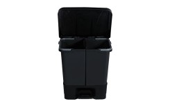 Poubelle de tri intérieur 2 compartiments 10 L pour entreprise