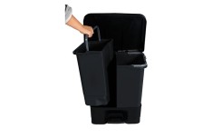 Corbeille de tri sélectif à pédale pour bureau et espace professionnel
