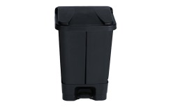 Corbeille à pédale 40 L avec 2 seaux pour tri sélectif intérieur