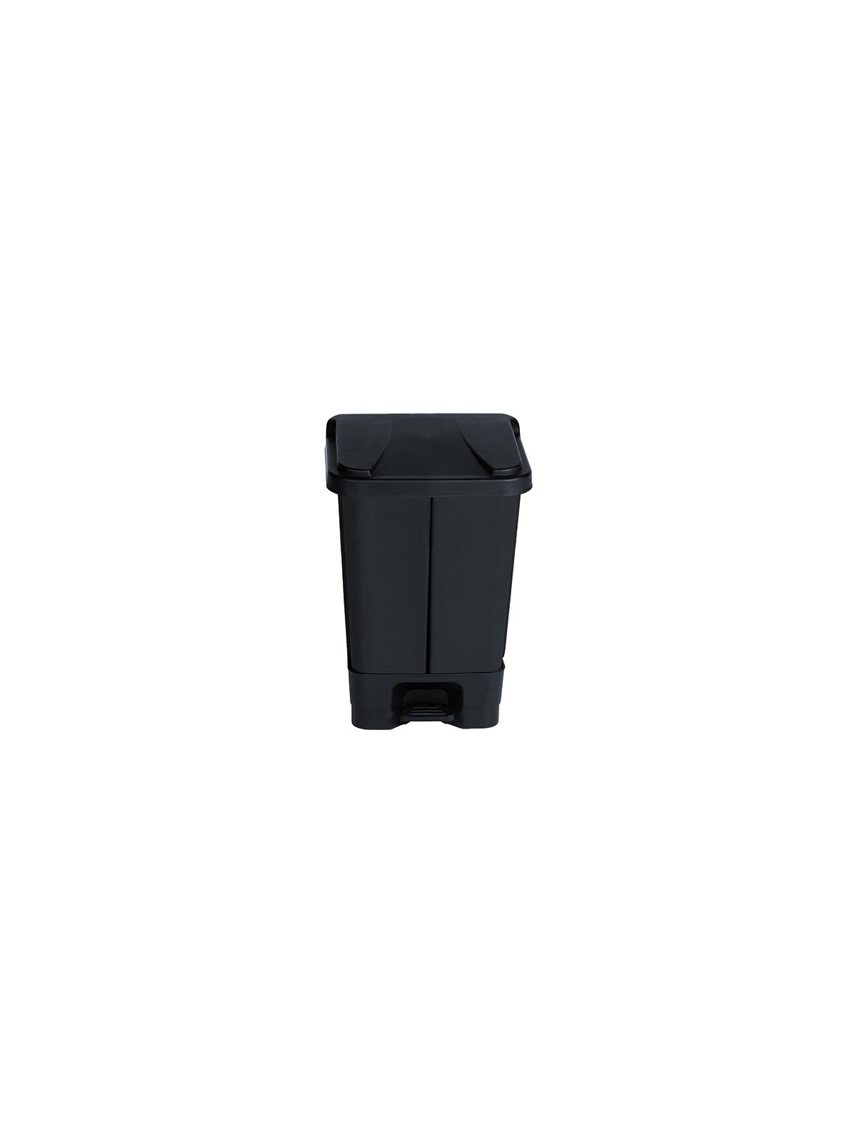 Corbeille à pédale 40 L avec 2 seaux pour tri sélectif intérieur