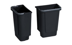 Poubelle de tri 2 compartiments de 20 L pour entreprise
