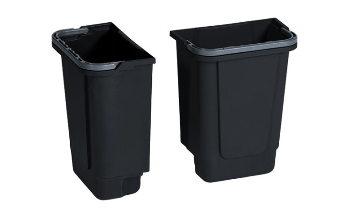 Poubelle de tri 2 compartiments de 20 L pour entreprise