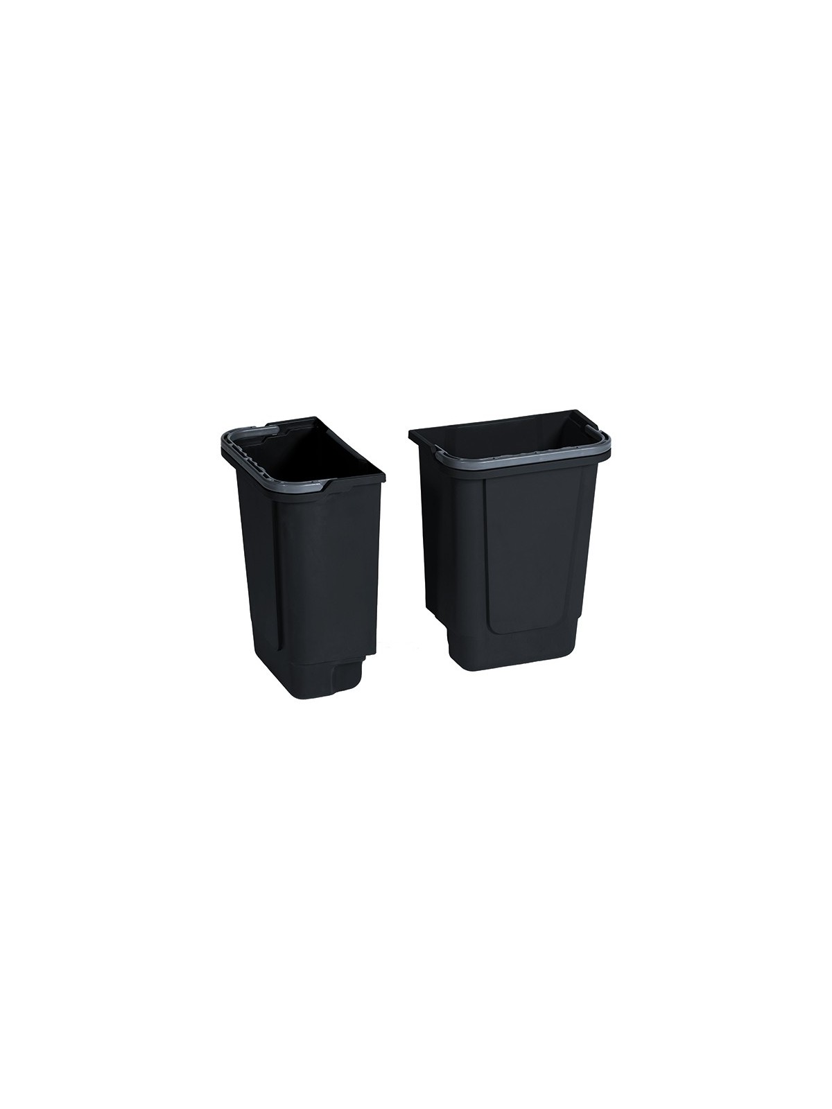 Poubelle de tri 2 compartiments de 20 L pour entreprise