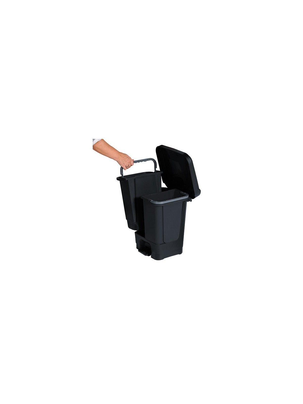 Corbeille de tri sélectif 40 L pour salle de pause