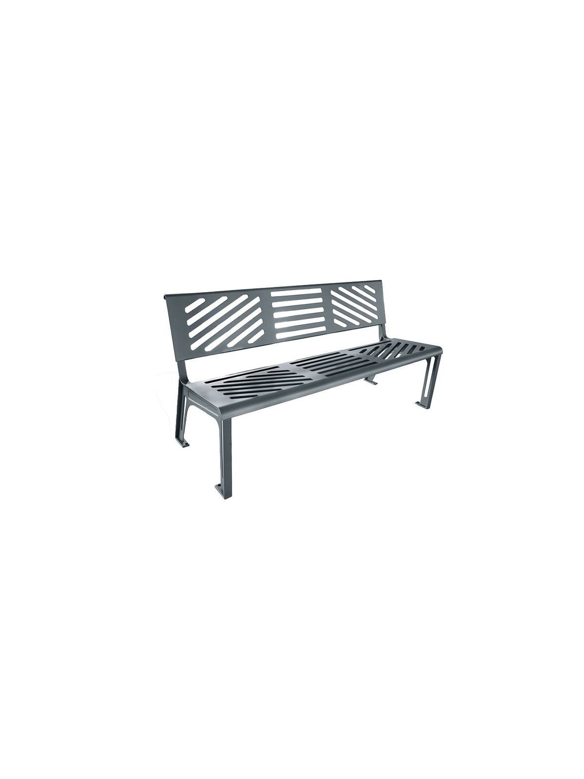 BANC ACIER EMMY DESIGN ET MODERNE 
MOBILIER URBAIN ESPACE PUBLIC