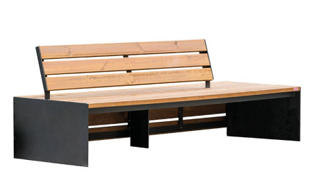 BANC COSSON AU STYLE CONTEMPORAIN POUR FAVORISER INTERACTIONS SOCIALES