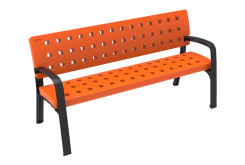 BANC POLYETHYLENE URBAN ORANGE
