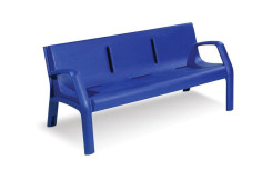 BANC CIBOURE POLYETHYLENE BLEU